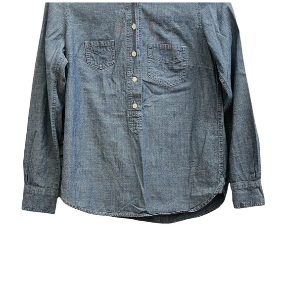 J.Crew Dinem Long Sleeve Button Front Shirt Size XS - Picture 4 of 6